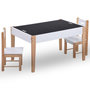 Voir la diapositive 3 : VIDAXL Ensemble de table et chaises pour enfants 3 pcs Noir et blanc
