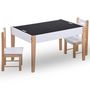 Voir la diapositive 3 : VIDAXL Ensemble de table et chaises pour enfants 3 pcs Noir et blanc