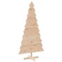 Voir la diapositive 2 : VIDAXL Arbre de Noël en bois pour décoration 180 cm bois massif de pin