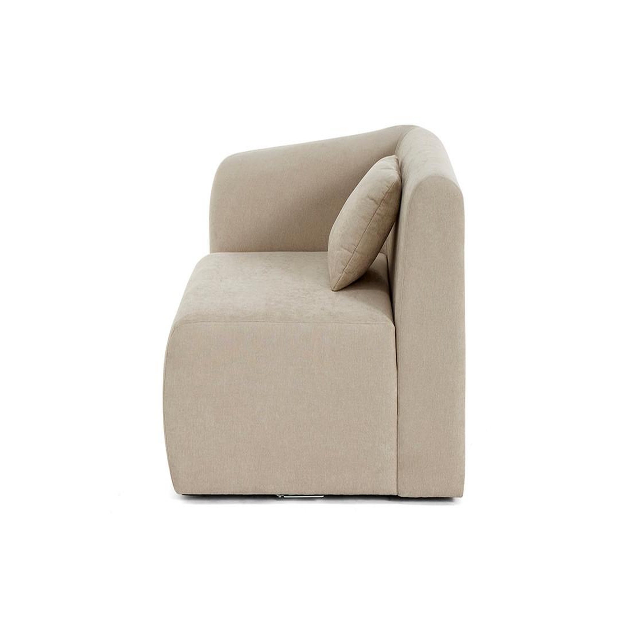 Voir la diapositive 3 : LISA DESIGN Ikare - module d'assise d'angle gauche - en tissu