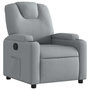 Voir la diapositive 2 : VIDAXL Fauteuil inclinable Gris clair Tissu