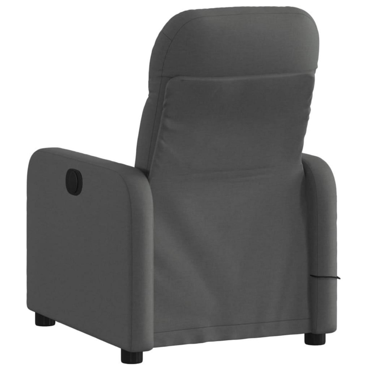 VIDAXL Fauteuil de massage inclinable Gris fonce Tissu
