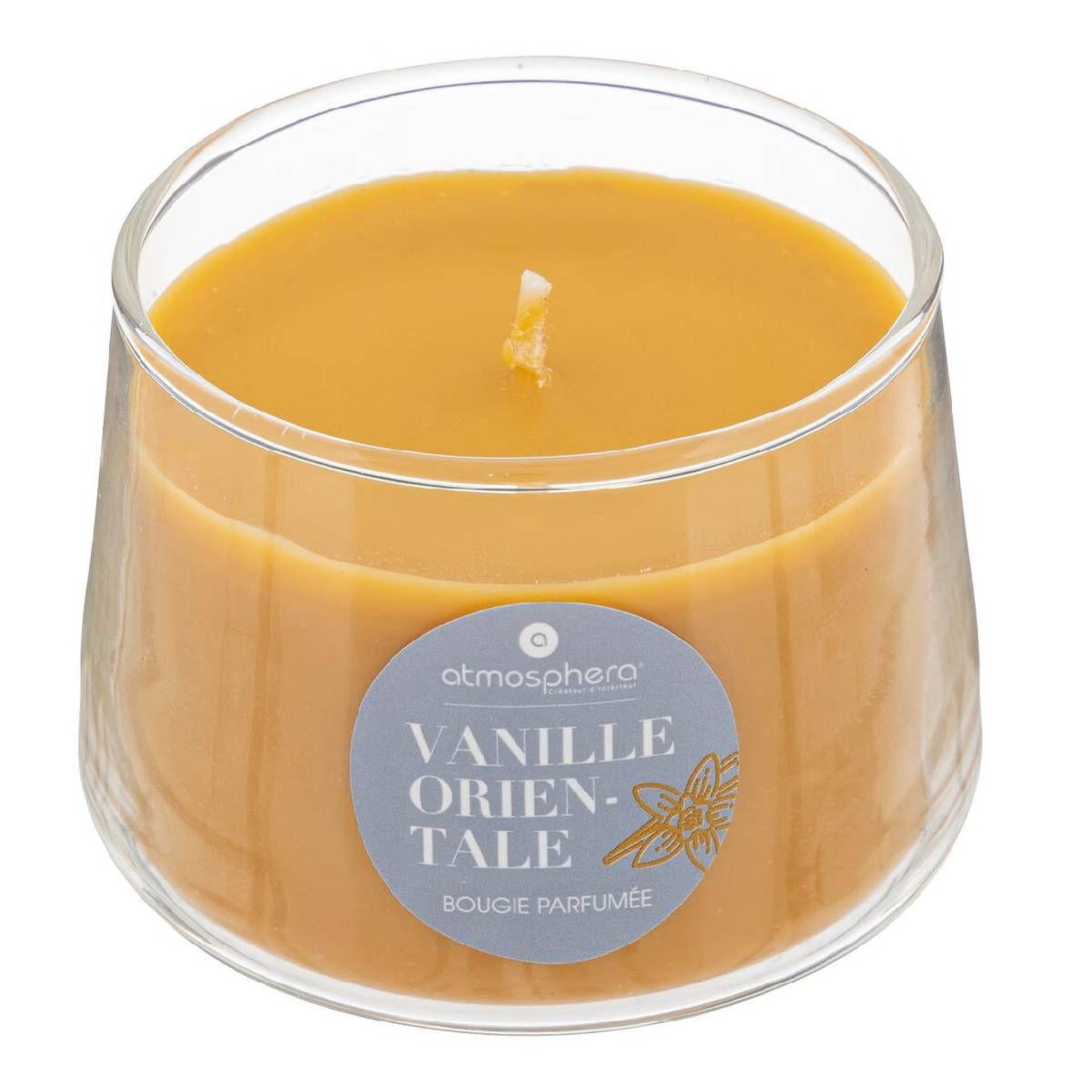 ATMOSPHERA Bougie parfumée en verre  izor  110g vanille