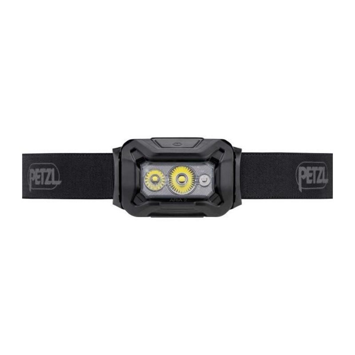 Petzl Lampe frontale étanche - PETZL - ARIA 2 - 450 lumens - 3 piles AAA/LR03 incluses - Noir