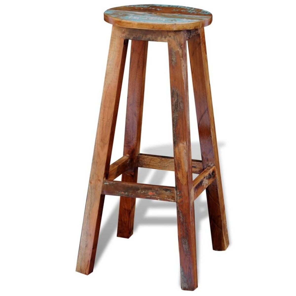 VIDAXL Tabouret de bar Bois de recuperation massif