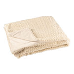 Paris Prix Plaid Uni  Winter  130x180cm Beige