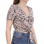 Vero Moda Blouse /Turquoise/Beige Femme Vero  oda Easy. Coloris disponibles : Rose