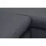 Canapé d'angle droit convertible en tissu avec coffre 5 places NOA