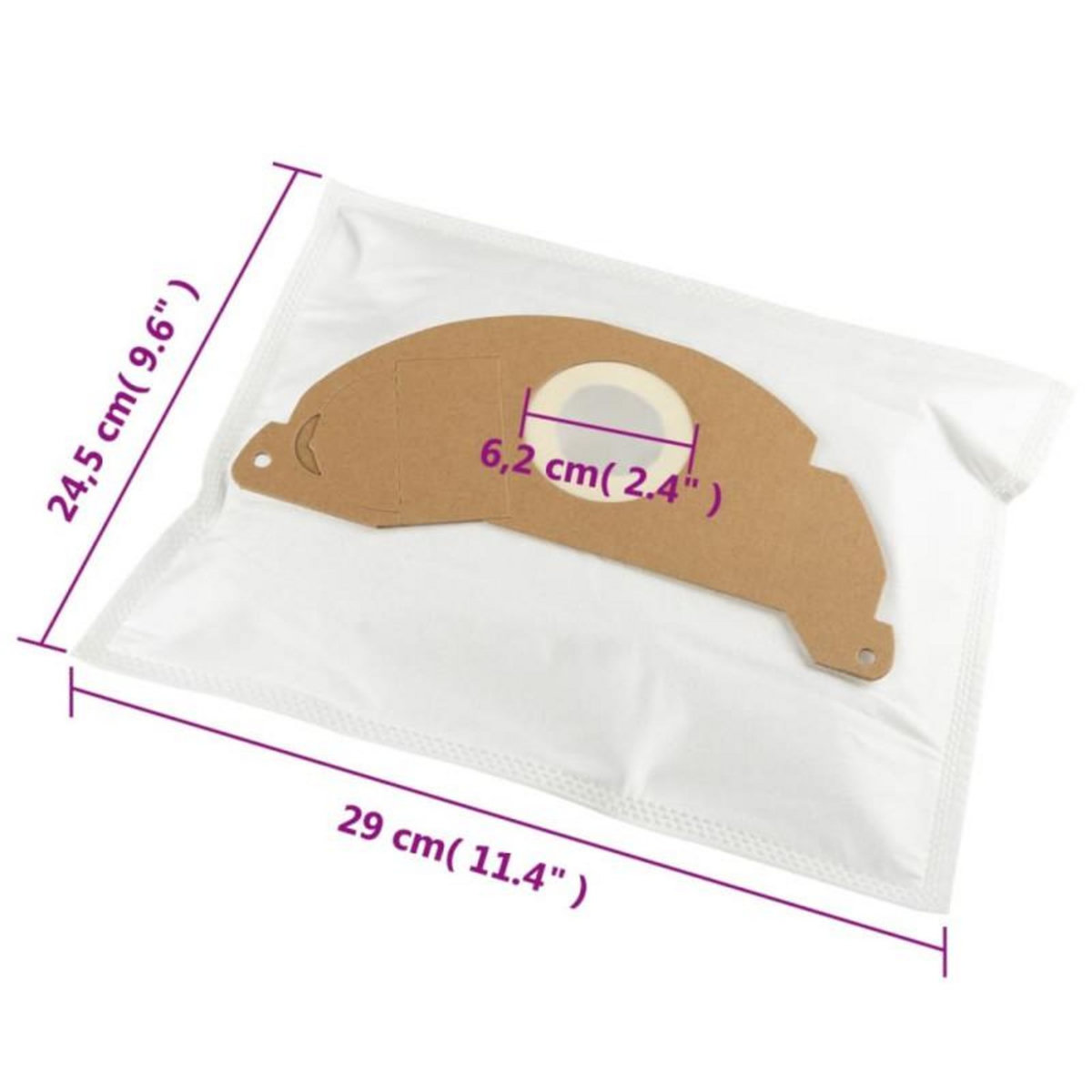 VIDAXL Sacs d'aspirateur pour Kärcher A2004 20 pcs