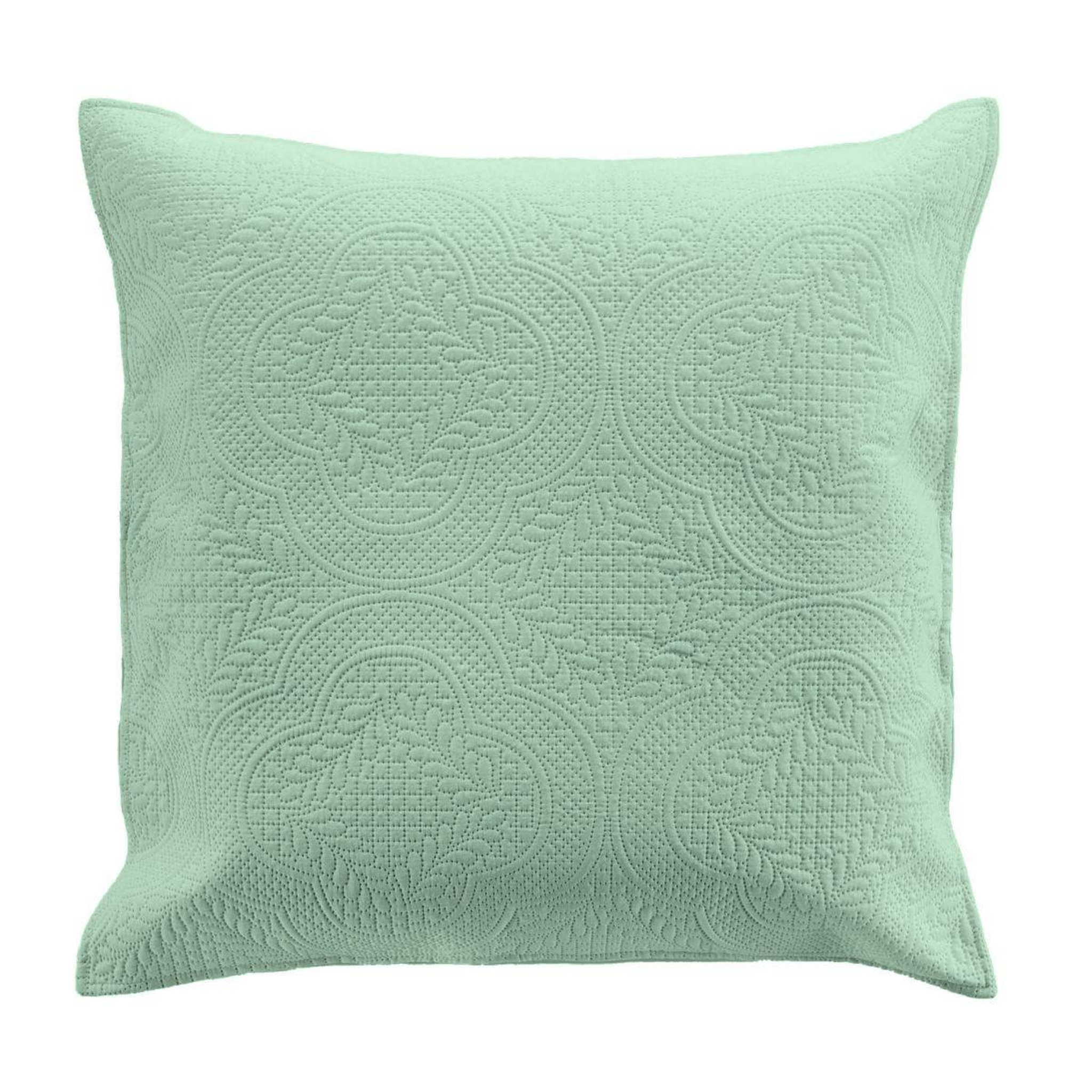 Voir la diapositive 3 : Douceur d'Intérieur Couvre-lit & 2 housses de coussin  romane  220x240cm sauge