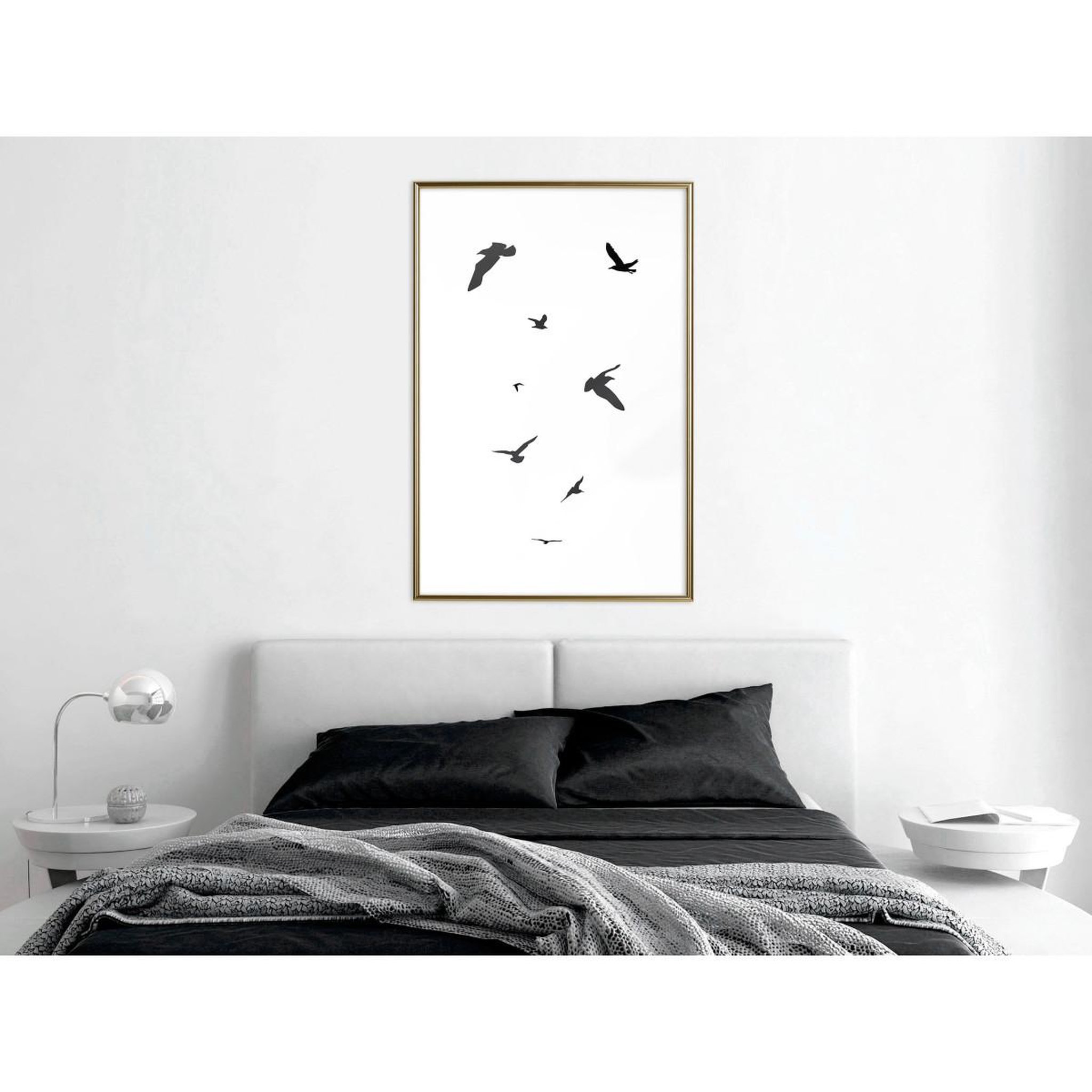 Voir la diapositive 2 : Paris Prix Affiche murale encadrée  birds