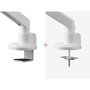 Voir la diapositive 4 : One For All Support écran PC Dual Arm blanc 13-35 pouces Orientable e