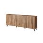 Voir la diapositive 6 : BEST MOBILIER Come - buffet bas - effet bois - 4 portes - 200 cm
