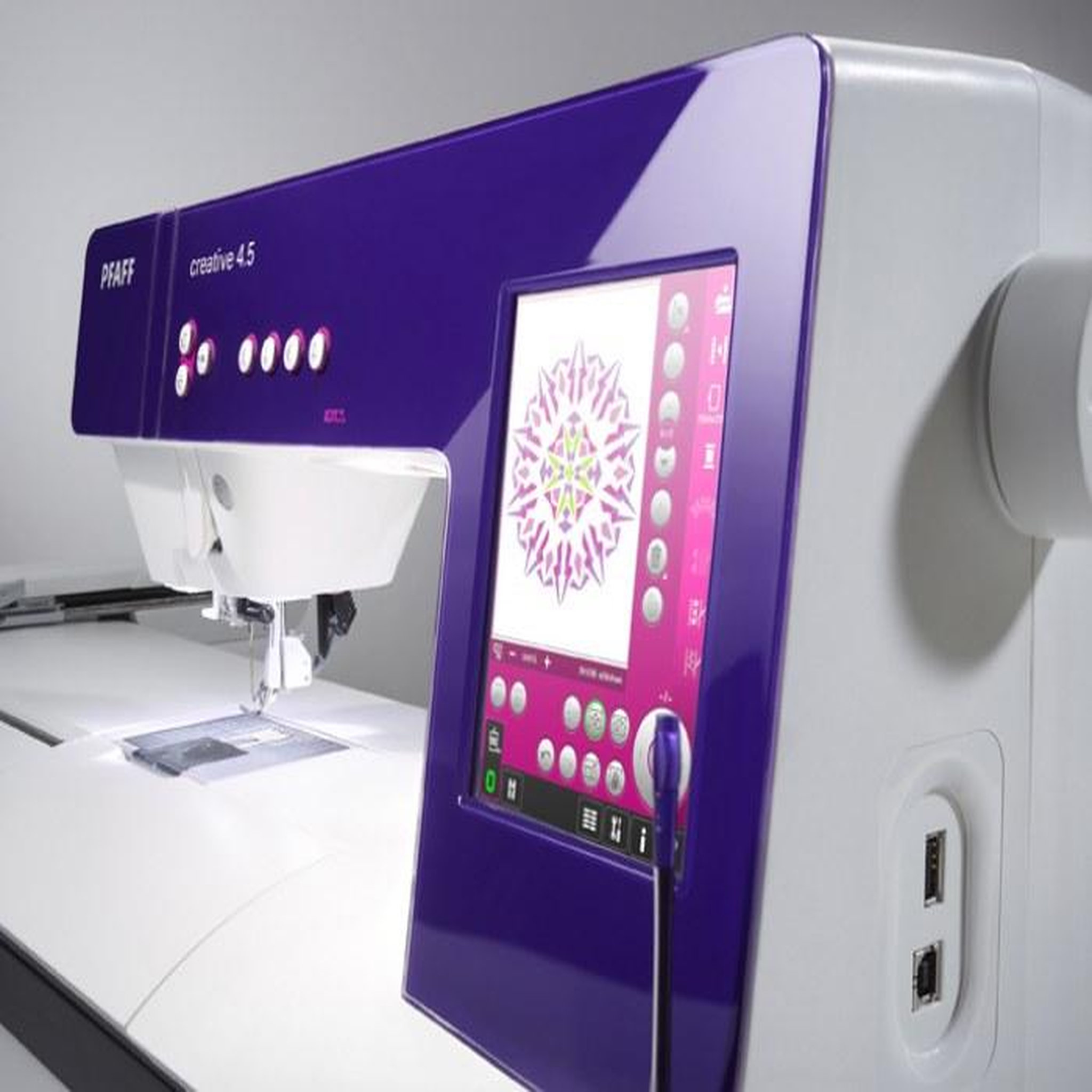 Voir la diapositive 3 : Pfaff Machine à coudre et à broder pfaff créative 4.5 avec grande unité de broderie 360 x 350