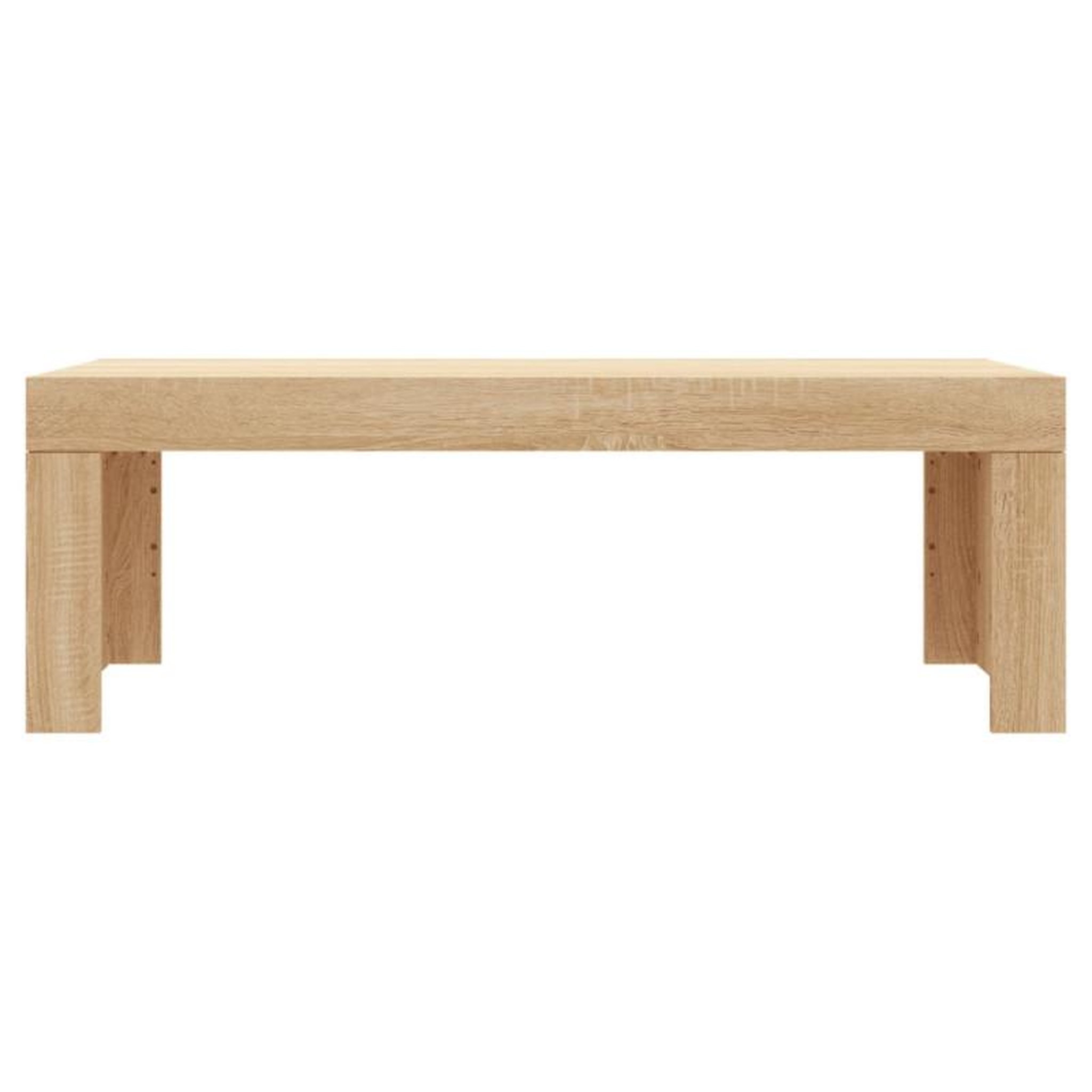 Voir la diapositive 4 : VIDAXL Table basse chêne sonoma 102x50x36 cm bois d ingénierie