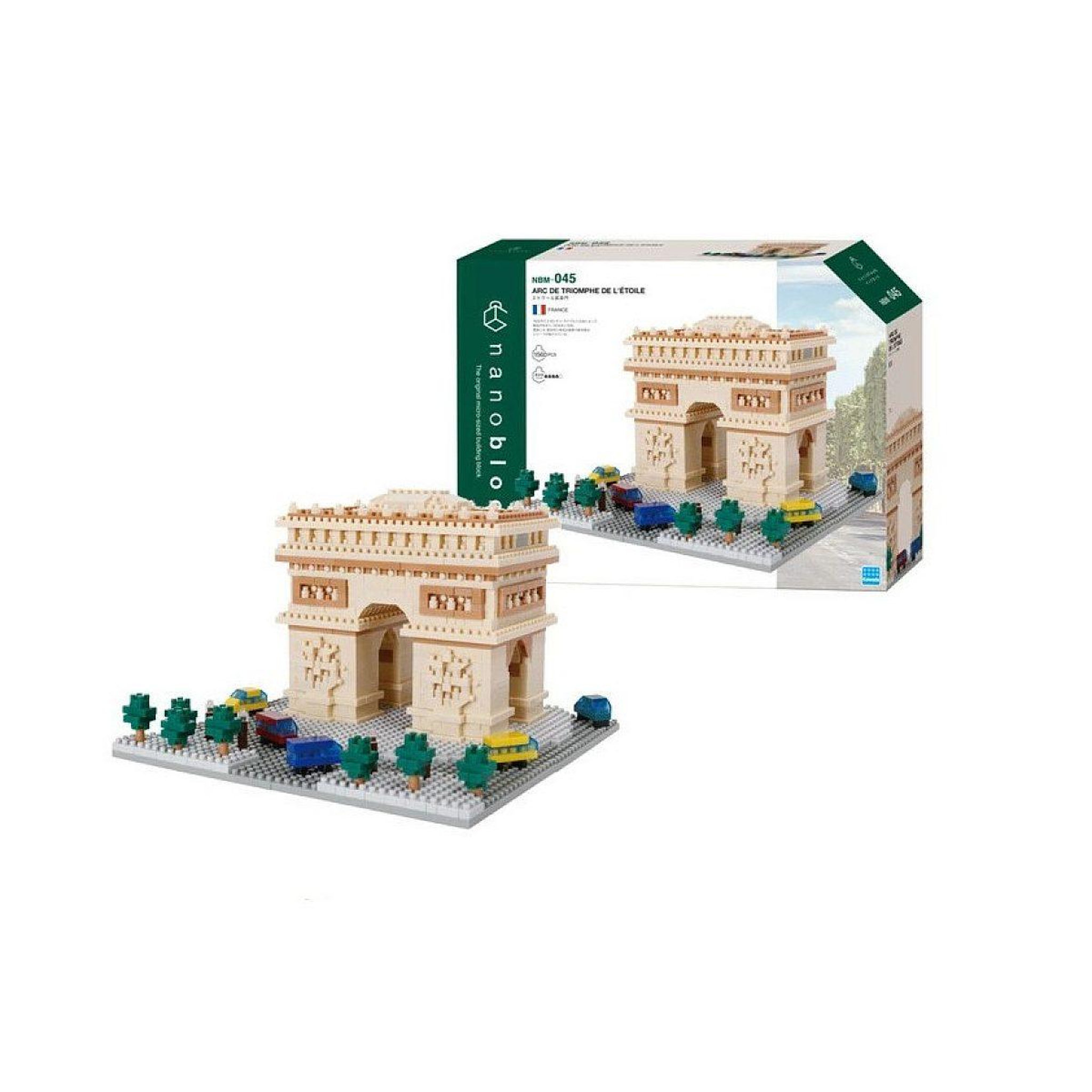 BANDAI Nanoblock arc de triomphe - 1560 pcs