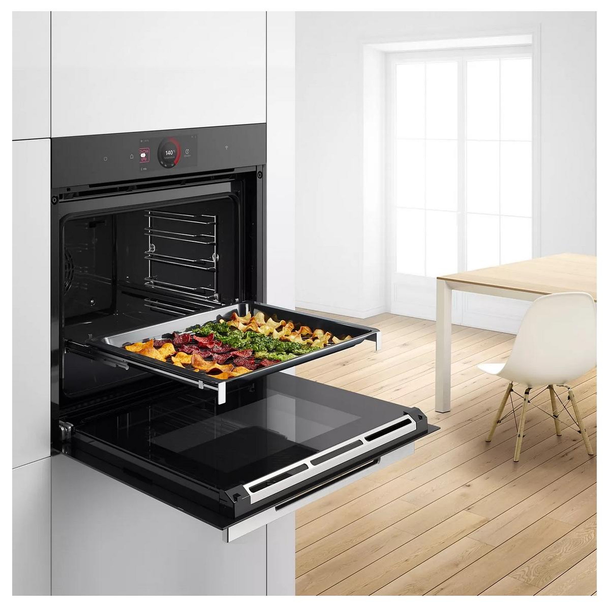 Voir la diapositive 5 : BOSCH Plaque de cuisson lèchefrite hez629070