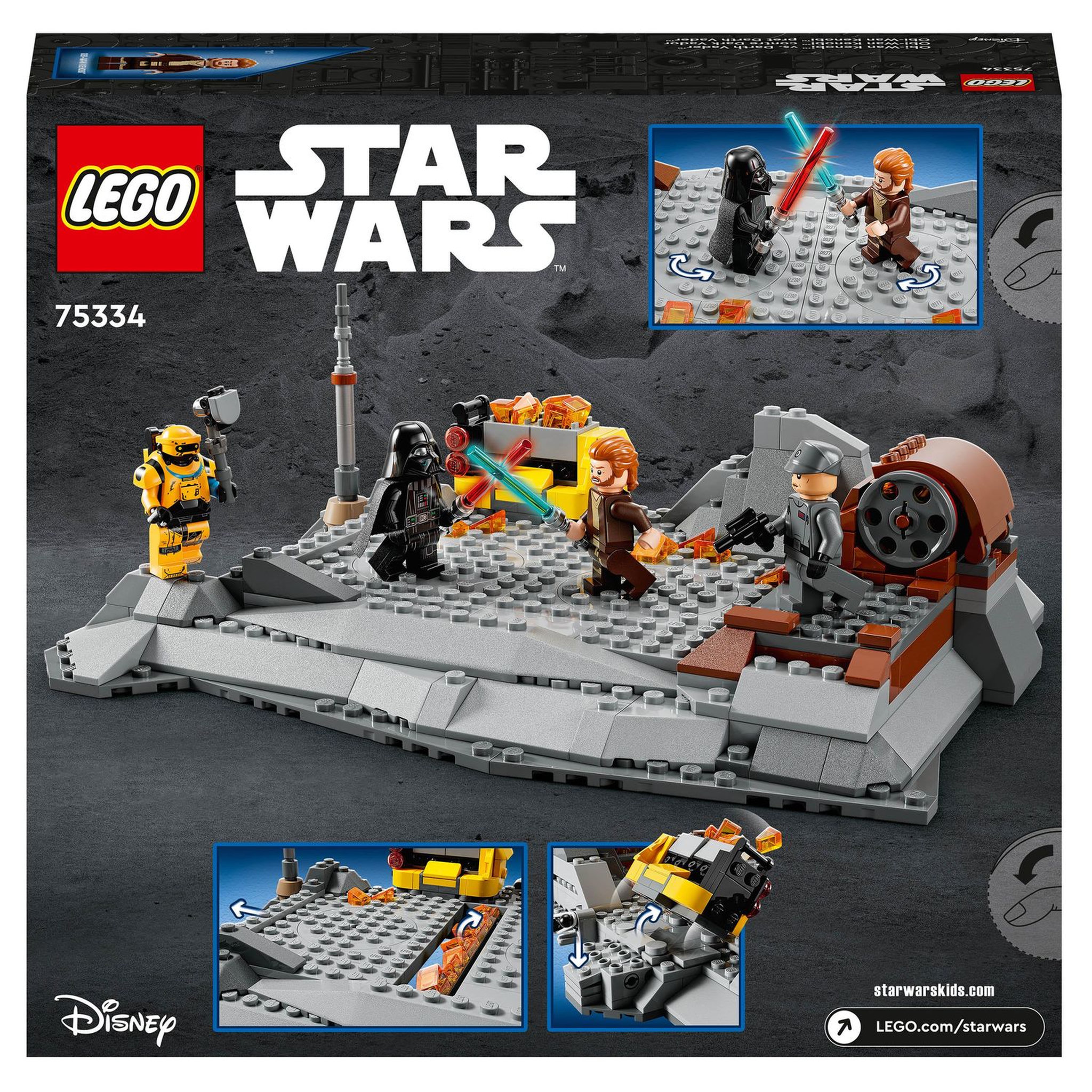 Voir la diapositive 9 : LEGO Star Wars 75334 Obi-Wan Kenobi contre Dark Vador, Jouet, Minifigurines, Sabres Laser