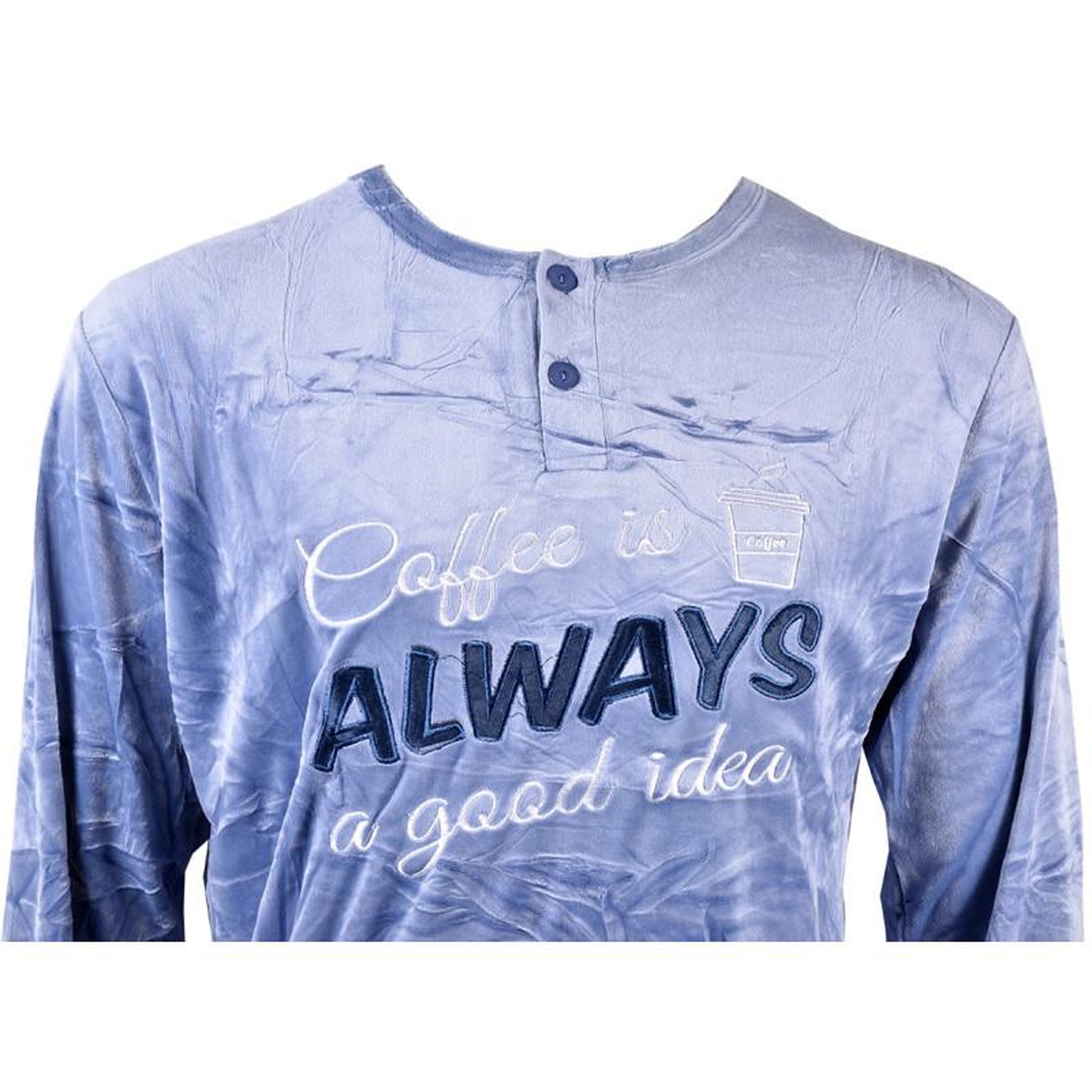 Voir la diapositive 3 : OZABI Pyjama Homme Long SWEET SECRET