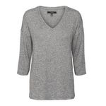 Vero Moda Pull  Femme Vero Moda Brianna 3/4. Coloris disponibles : Gris