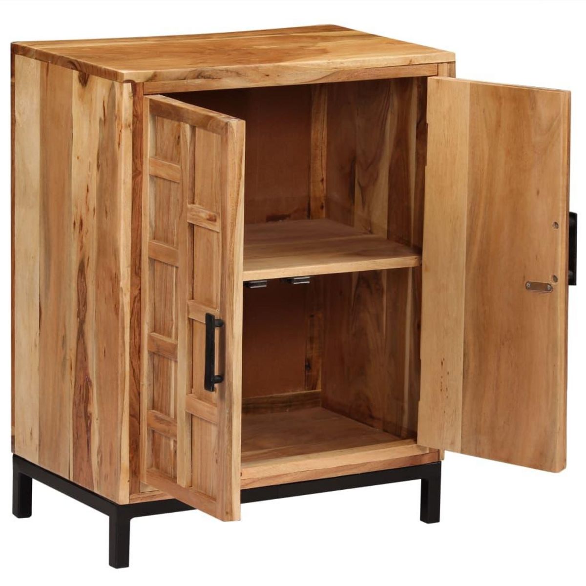 VIDAXL Buffet Bois d'acacia solide 60x35x76 cm Marron