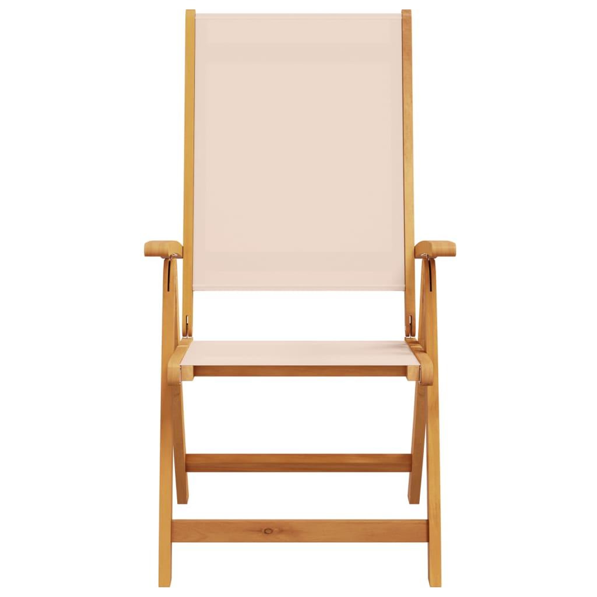 Voir la diapositive 4 : VIDAXL Chaises pliables de jardin lot de 2 bois d'acacia et textilene