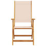 Voir la diapositive 4 : VIDAXL Chaises pliables de jardin lot de 2 bois d'acacia et textilene