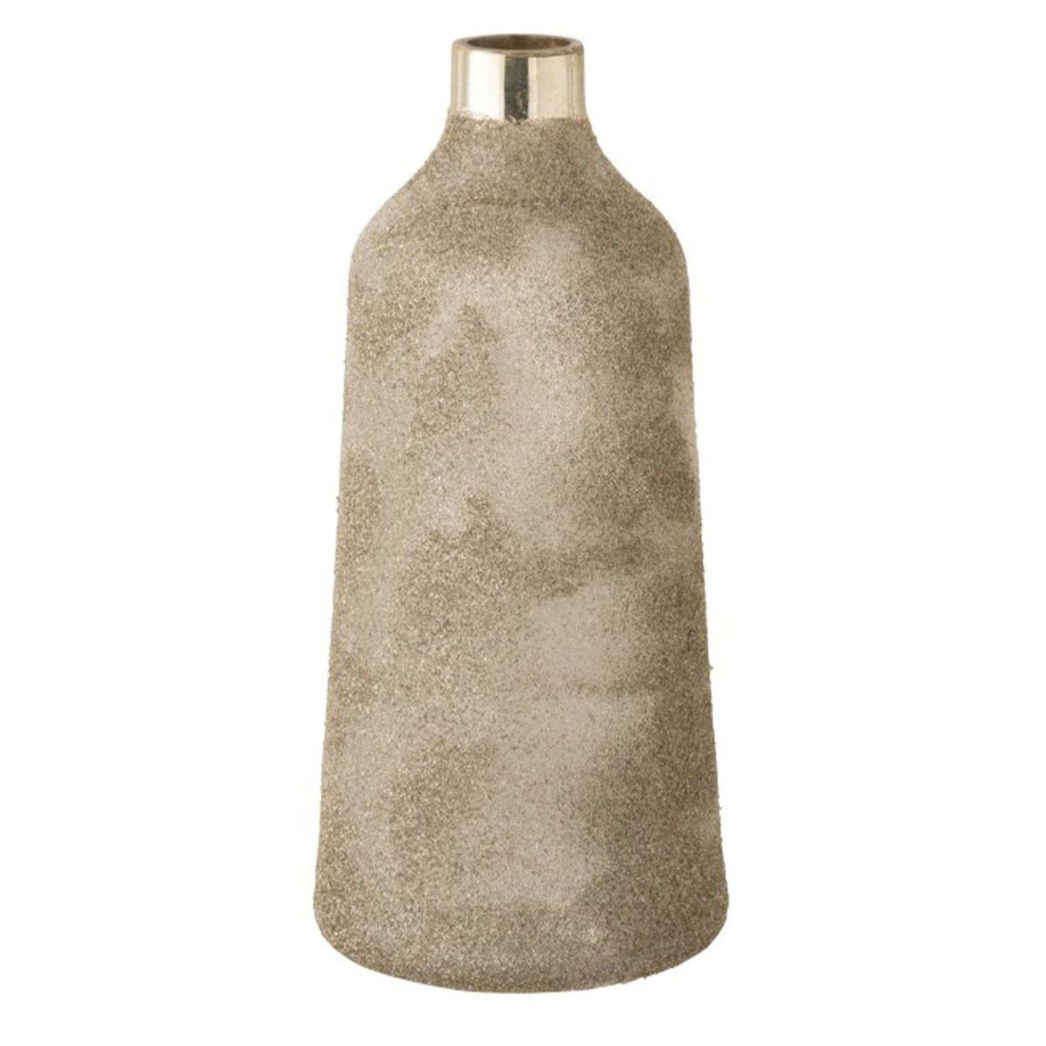 J-LINE Vase Rond Design  Frosty  49cm Argent
