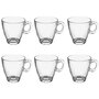 Voir la diapositive 1 : SECRET DE GOURMET Lot de 6 Mugs en Verre  Sia  21cl Transparent