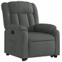 Voir la diapositive 4 : VIDAXL Fauteuil inclinable Gris fonce Tissu