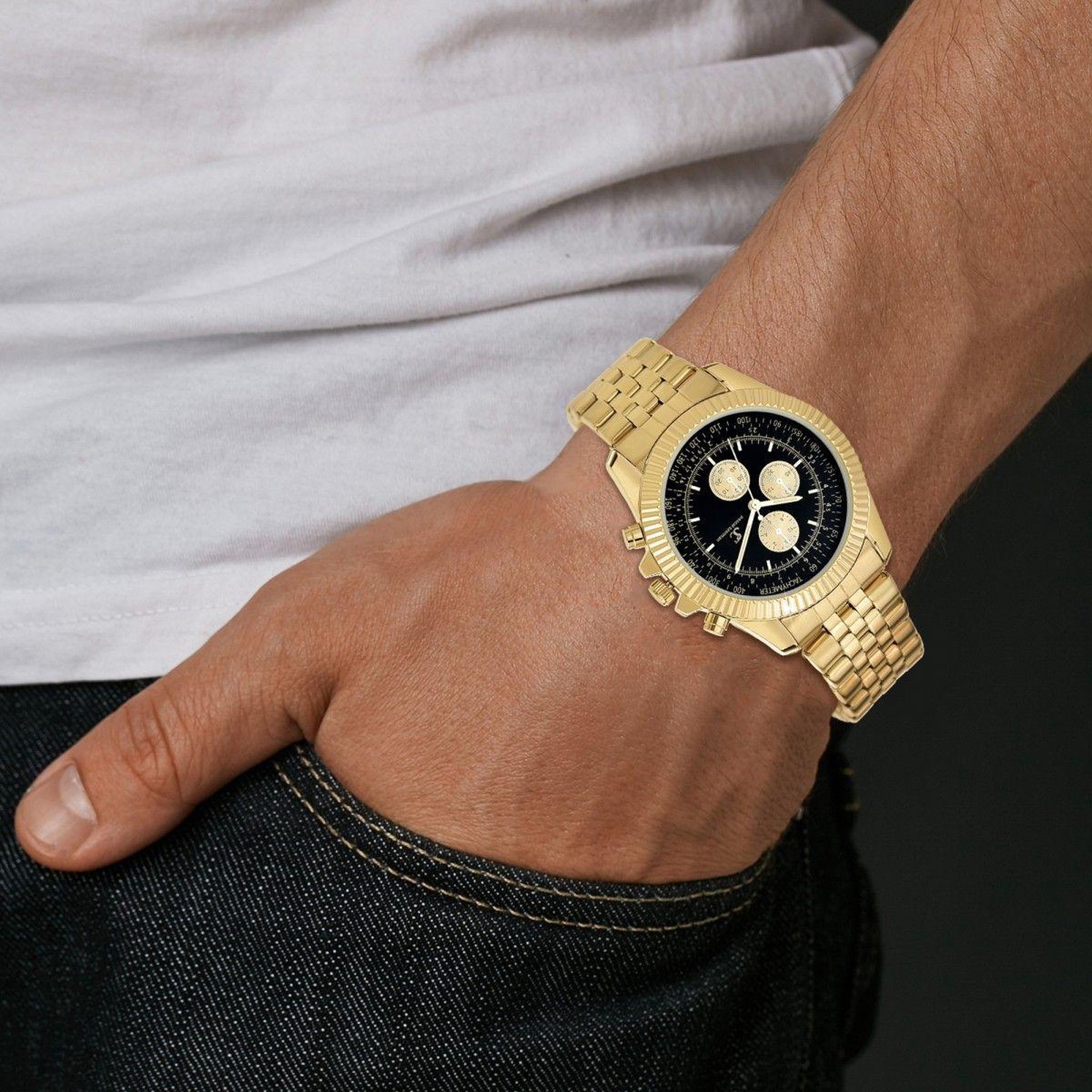 Voir la diapositive 2 : SC CRYSTAL Montre homme quartz par Pascal Szerman