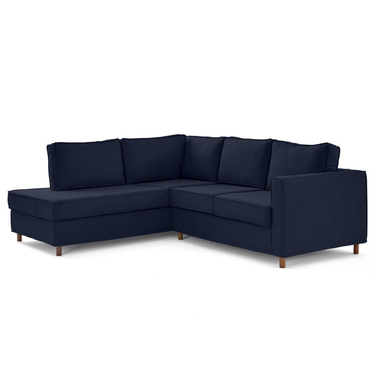 LISA DESIGN Jake - canapé déhoussable d'angle gauche 5 places en tissu