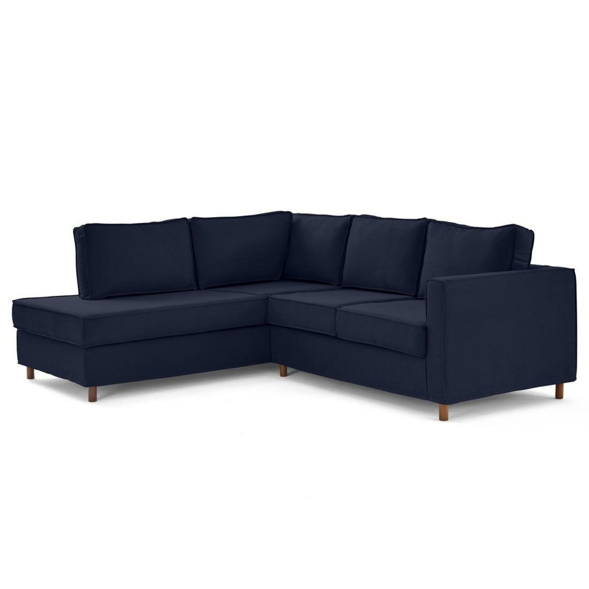 LISA DESIGN Jake - canapé déhoussable d'angle gauche 5 places en tissu