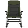 Voir la diapositive 3 : VIDAXL Chaise de peche avec accoudoir pliable vert