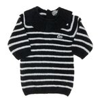 ELLE EST OU LA MER Robe Marinière /Blanc Fille EOM Peti. Coloris disponibles : Bleu