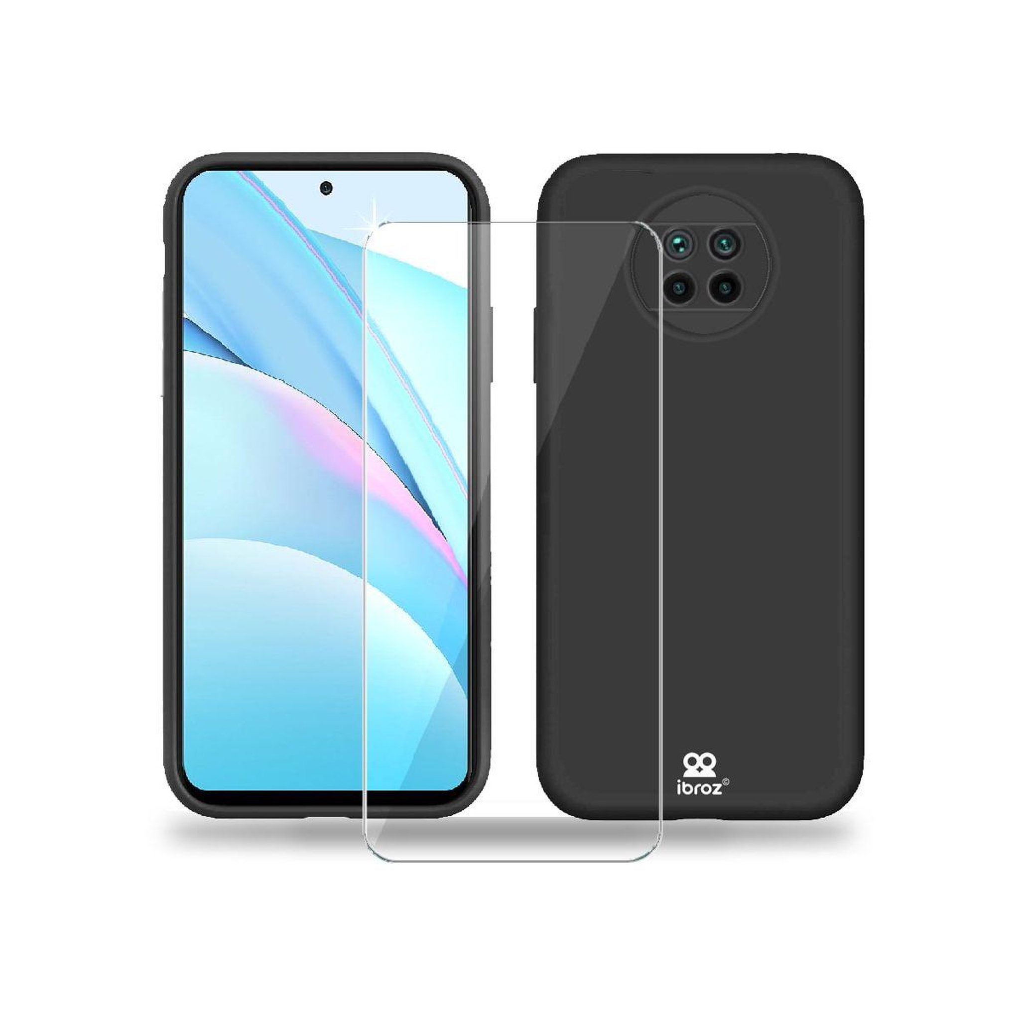 IBROZ Coque xiaomi mi 10t lite coque noir