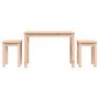 Voir la diapositive 2 : VIDAXL Tables gigognes 3 pcs Bois de pin massif