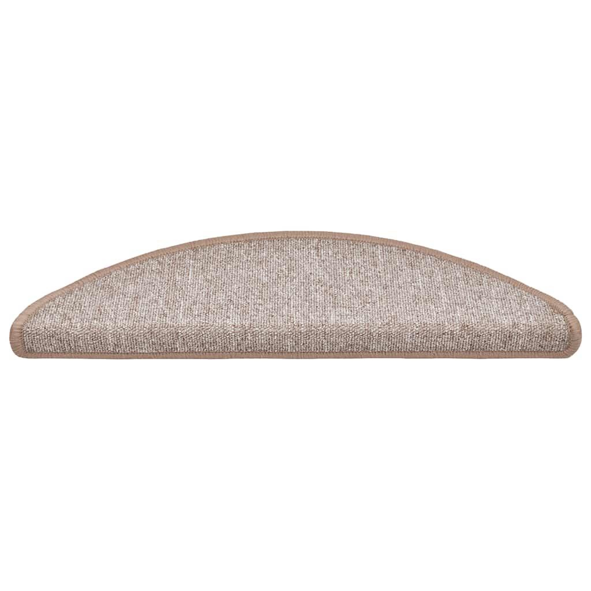 Voir la diapositive 3 : VIDAXL Tapis d'escalier 20 pcs marron 56x17x3 cm