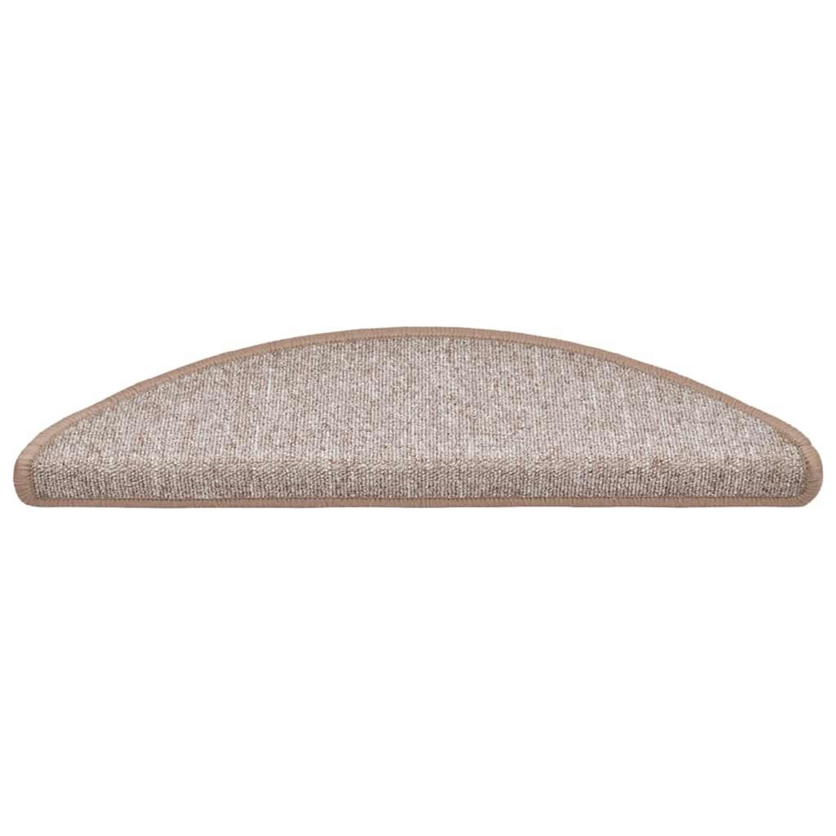 VIDAXL Tapis d'escalier 20 pcs marron 56x17x3 cm