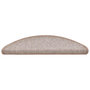Voir la diapositive 3 : VIDAXL Tapis d'escalier 20 pcs marron 56x17x3 cm