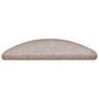 Voir la diapositive 3 : VIDAXL Tapis d'escalier 20 pcs marron 56x17x3 cm