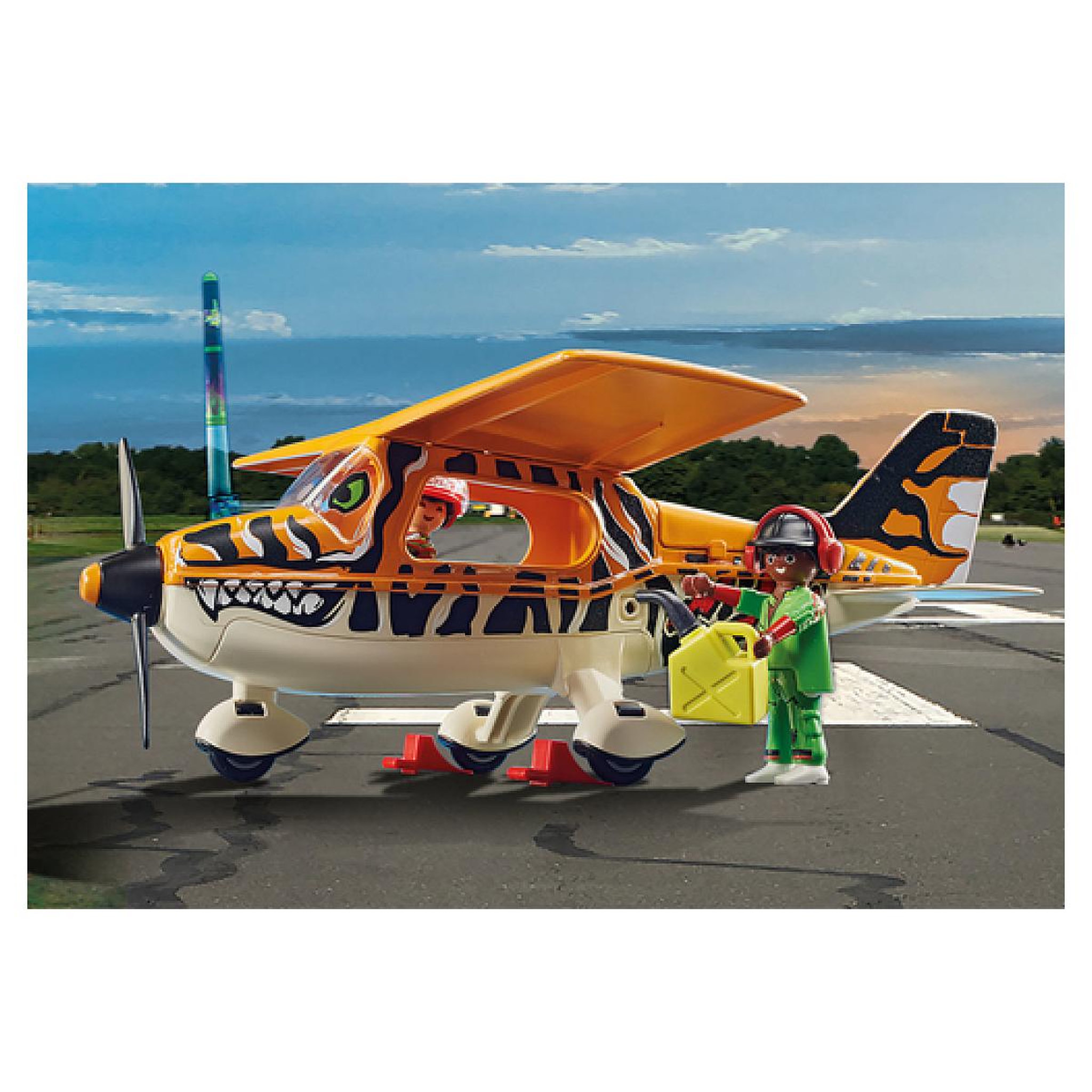 Voir la diapositive 3 : PLAYMOBIL 70902  Stuntshow avion a helice tigre
