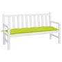 Voir la diapositive 3 : VIDAXL Coussin de banc de jardin vert brillant 150x50x7cm tissu oxford