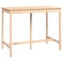 Voir la diapositive 2 : VIDAXL Table de bar 140x80x110 cm Bois massif de pin