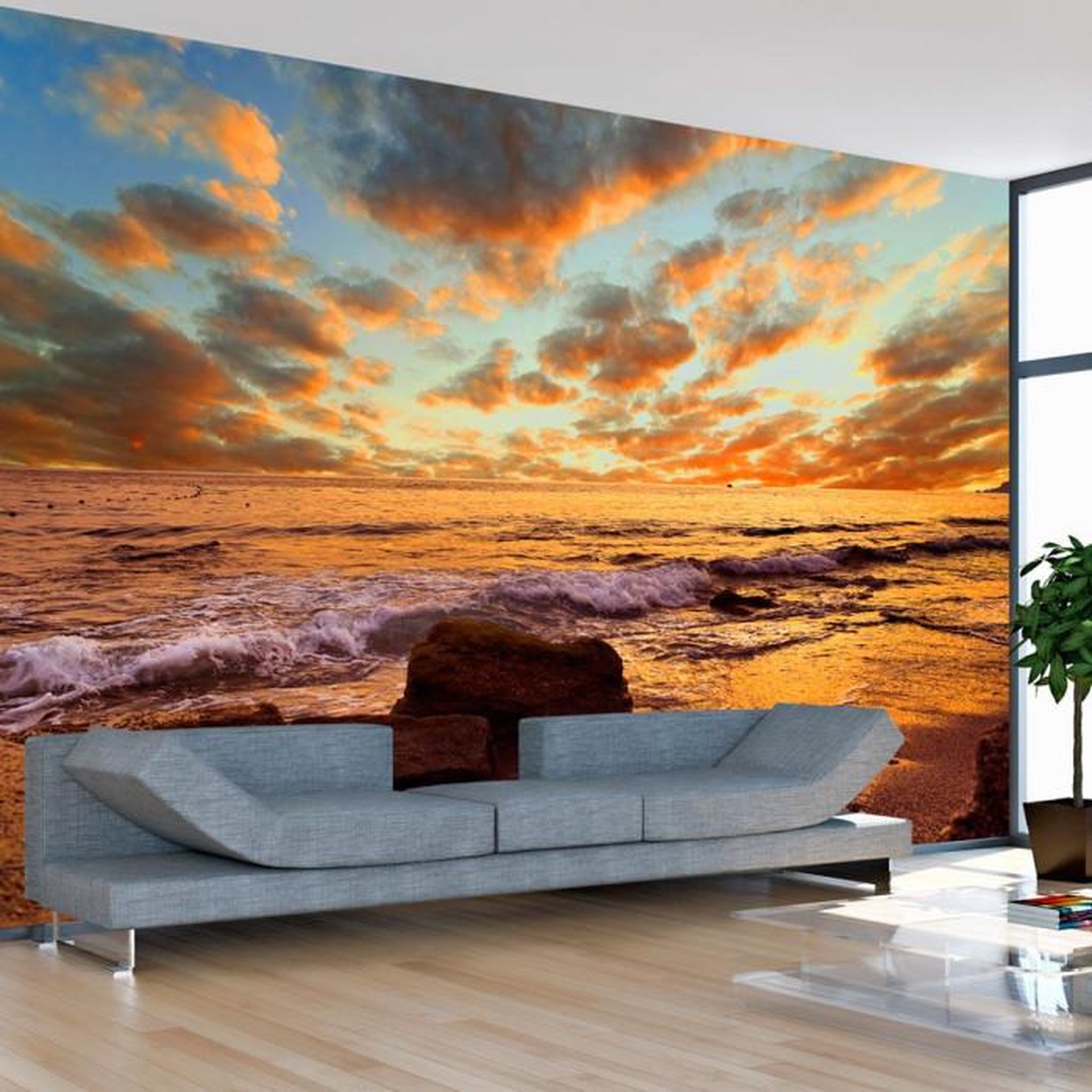 Paris Prix Papier Peint  Paysage Marin, Turquie. Coloris disponibles : Multicolore