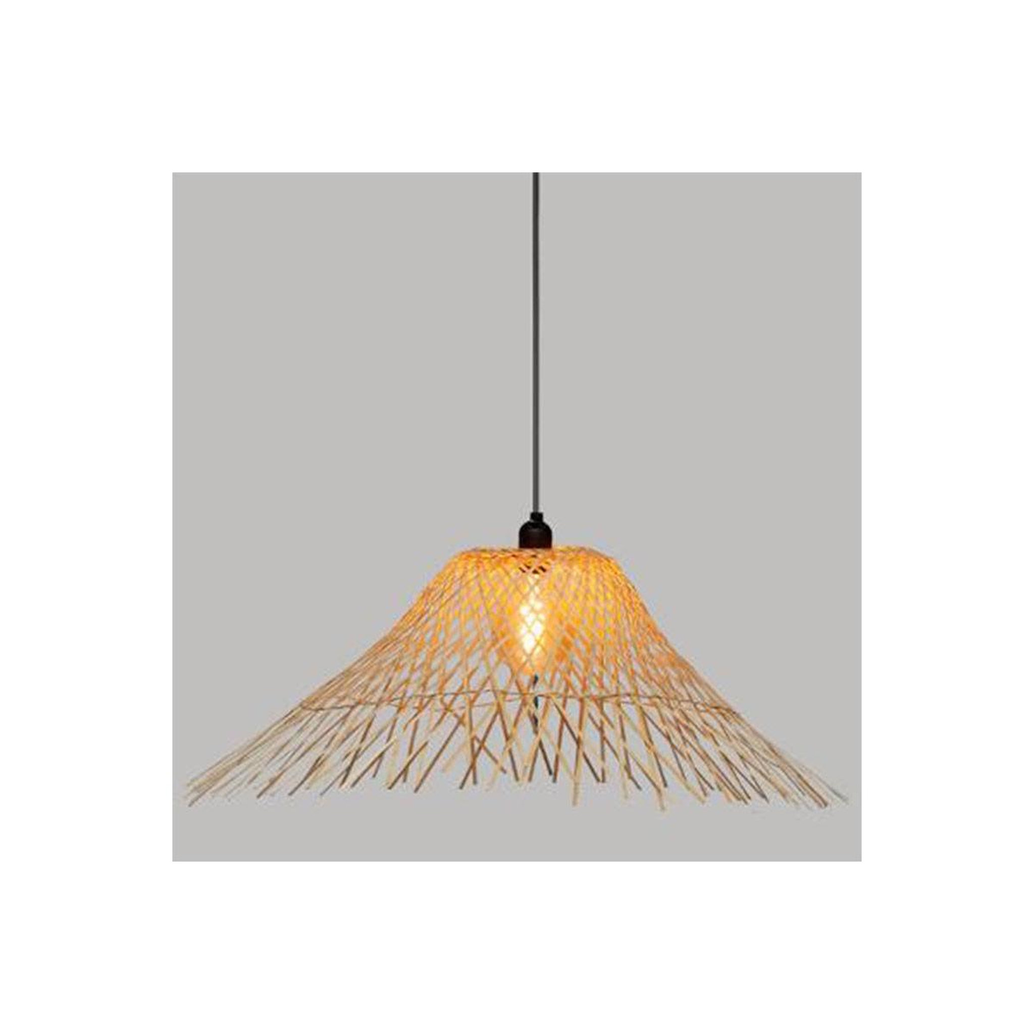 Voir la diapositive 3 : ATMOSPHERA Lampe Suspension Design  Moxa  76cm Naturel