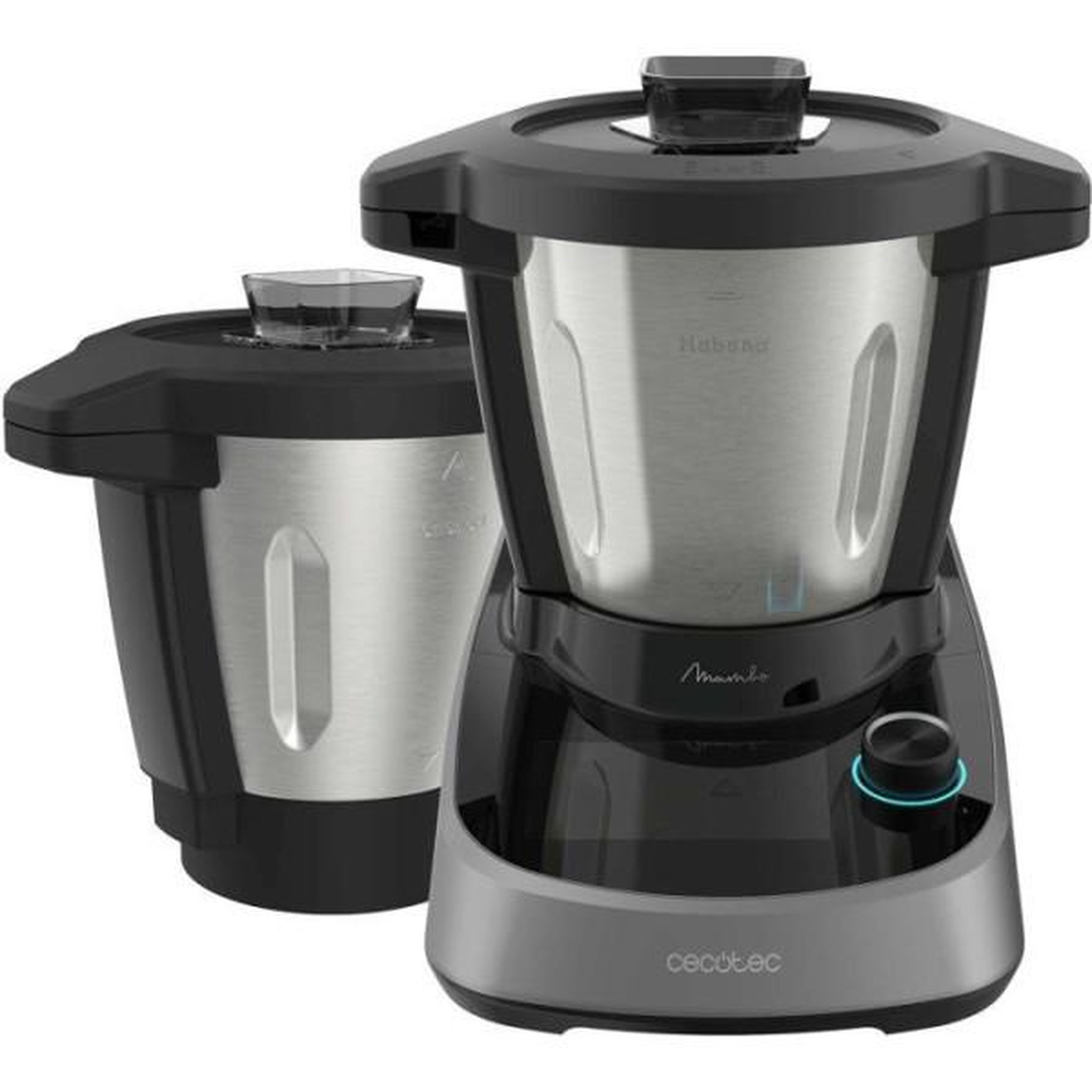 Voir la diapositive 2 : CECOTEC Robot  de cuisine - CECOTEC - Mambo Touch avec bol Habana - 1600 W - 3,3 L - 37 fonctions - Gris