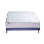 Voir la diapositive 5 : IDLITERIE Ensemble BELLAGIO 2, matelas mémoire de forme, sommier et couette