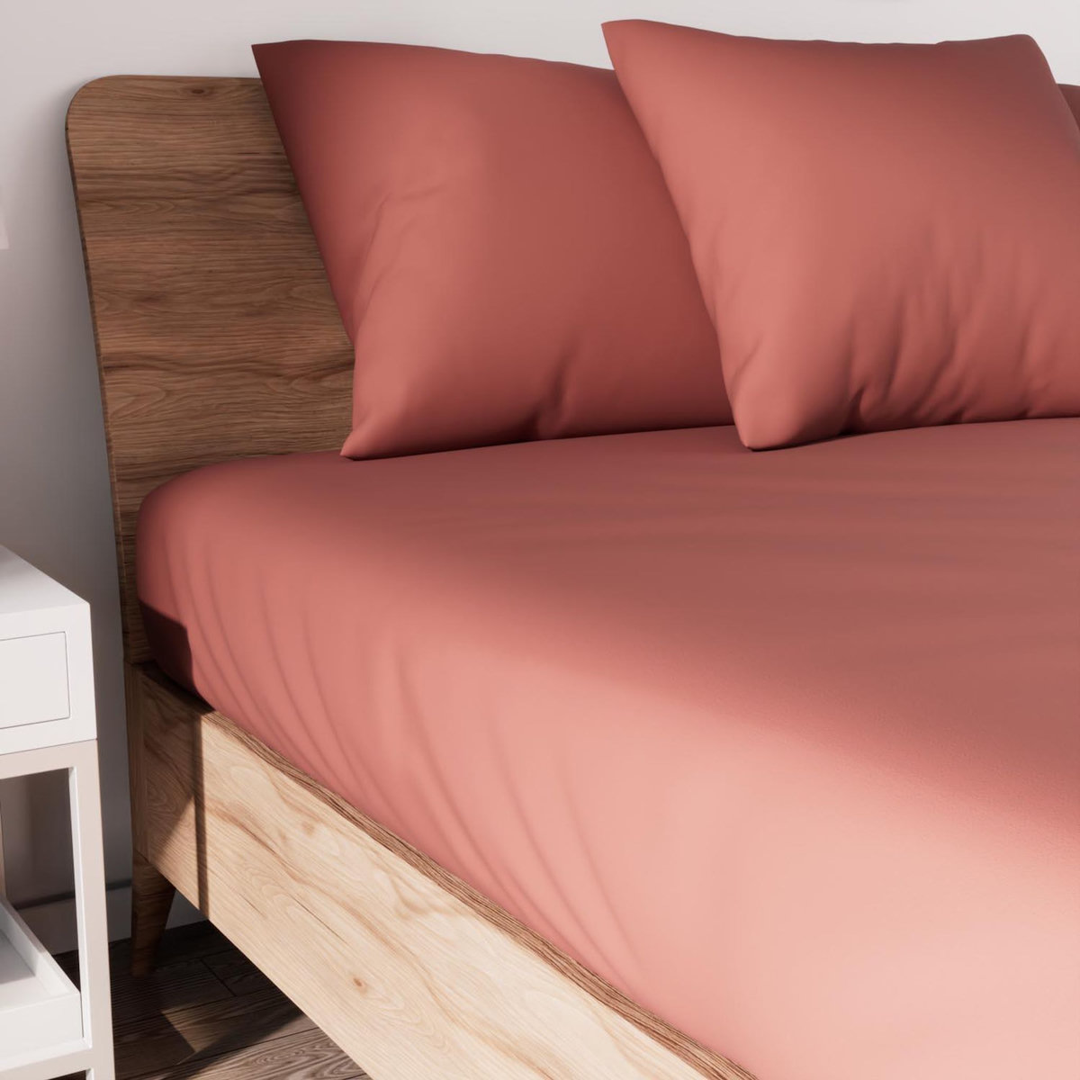 SOLEIL D'OCRE Drap housse en coton JERSEY, par Soleil d'ocre