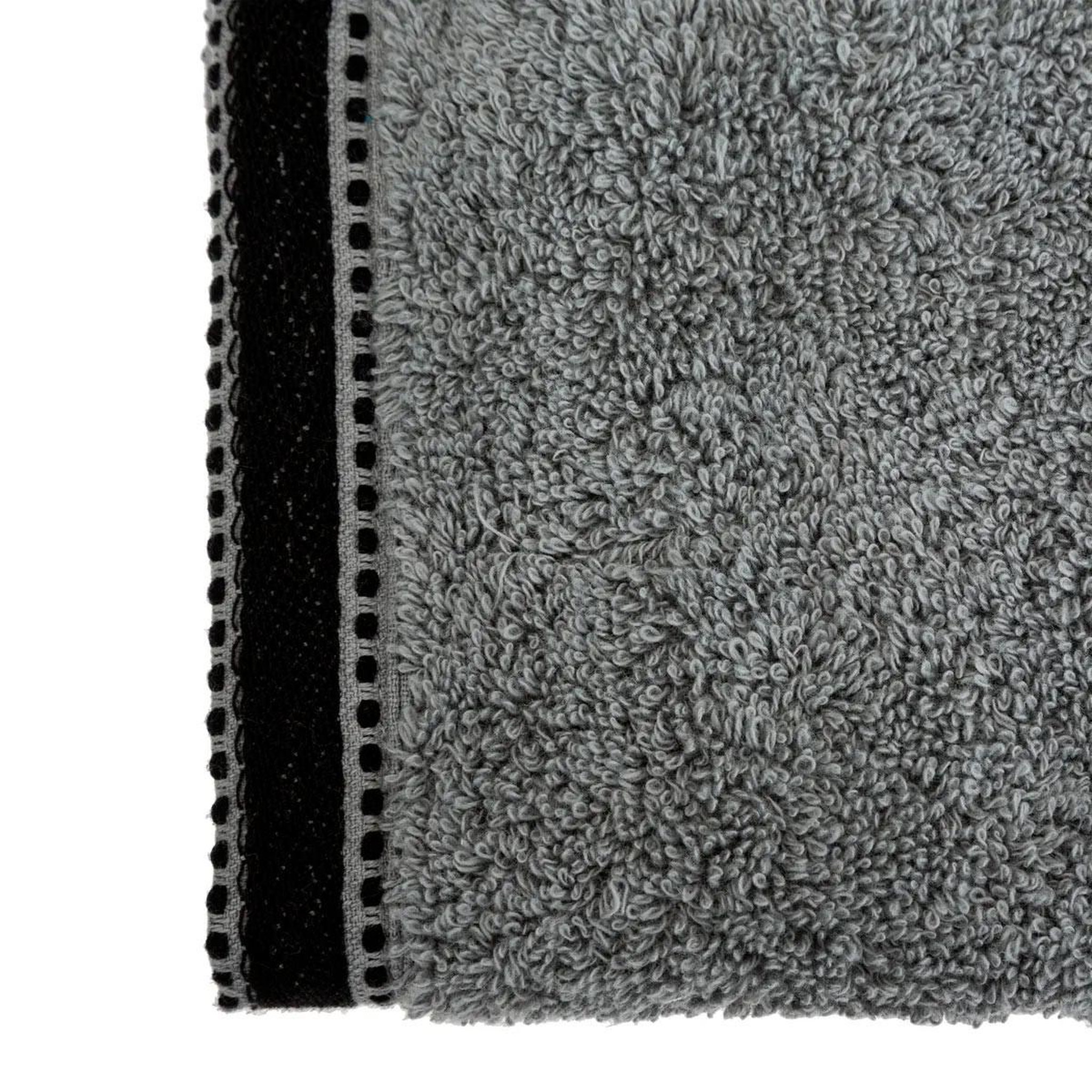 Voir la diapositive 2 : ATMOSPHERA Serviette d'invité  joia  30x50cm gris